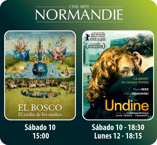 Esta semana en Cine Arte Normardie: