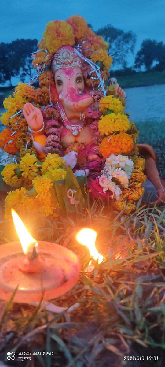 #बाप्पा #विसर्जन 
#माझाक्लिक #म