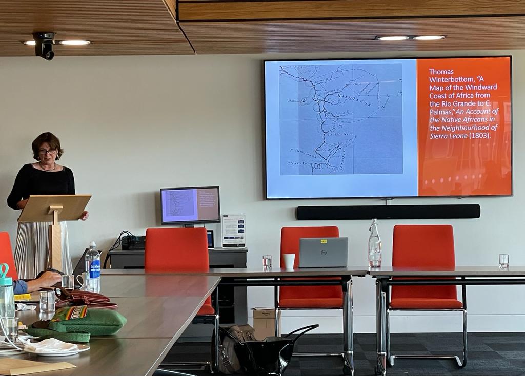 WalkWithWeb's tweet photo. Last but not least of #DATAS2022 is Suzanne Schwarz from @worcester_uni/@uniworchistory and her presentation on "The Temme on the Sierra Leone Peninsula in the Eighteenth and Early Nineteenth Centuries."
#Temne #SierraLeone #Culture #Civilization #Peninsula https://t.co/yDqzax9k52
