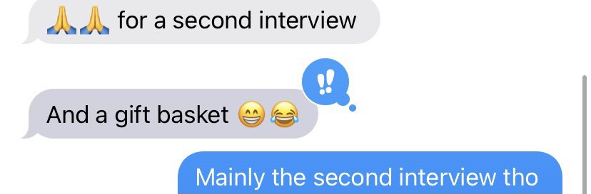 _morgy_s's tweet photo. My moms only requirement for the jobs I’m applying to is that I get a gift basket https://t.co/yH9MQeLOdE