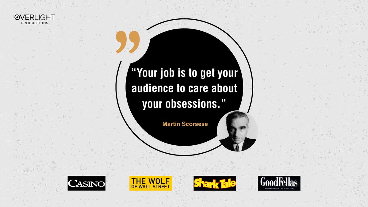 OverlightDXB's tweet image. &quot;Your job is to get your audience to care about your obsessions&quot;.

― Martin Scorsese

Do you agree with this quote?

#OverlightProduction