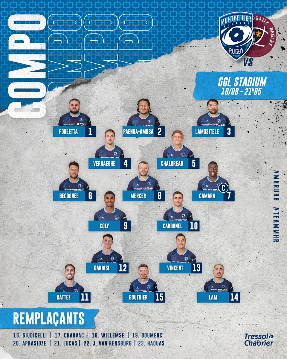 MHR_officiel's tweet photo. 🔥 LA COMPO DES CISTES 🔥

🗃 @MHR_officiel
         ⎣📂 Saison 2⃣2⃣-2⃣3⃣
              ⎣📂Compo
                  ⎣ 🍷 #J2 

 #TeamMHR 🔵⚪️ #SRMHR https://t.co/3FSXmnsrYr