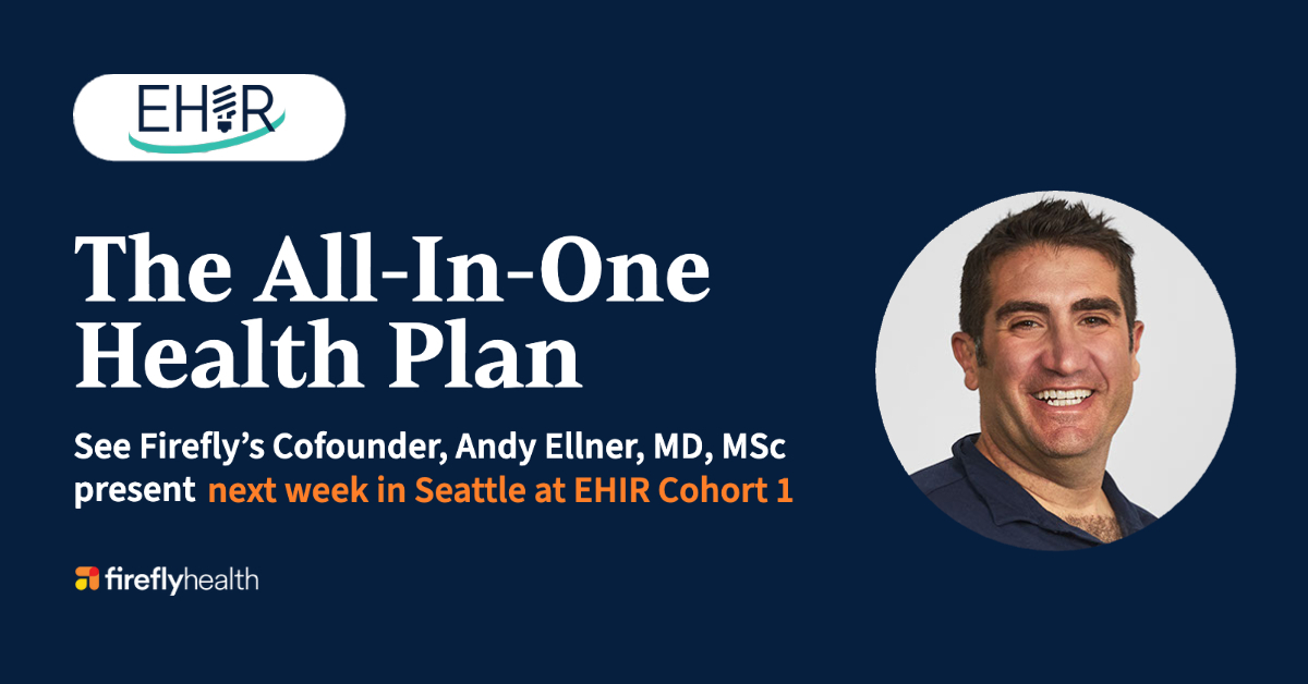 Firefly Health (@carebyfirefly) on Twitter photo We're thrilled to announce that we've been invited to present at next week's Employer Health Innovation Roundtable. Firefly Health founder, <a href="/Andy_Ellner/">Dr. Andy Ellner</a>, will discuss our all-in-one health plan built on trust, transparency, and clinical excellence.
#EHIR #innovation #healthplan We're thrilled to announce that we've been invited to present at next week's Employer Health Innovation Roundtable. Firefly Health founder, <a href="/Andy_Ellner/">Dr. Andy Ellner</a>, will discuss our all-in-one health plan built on trust, transparency, and clinical excellence.
#EHIR #innovation #healthplan