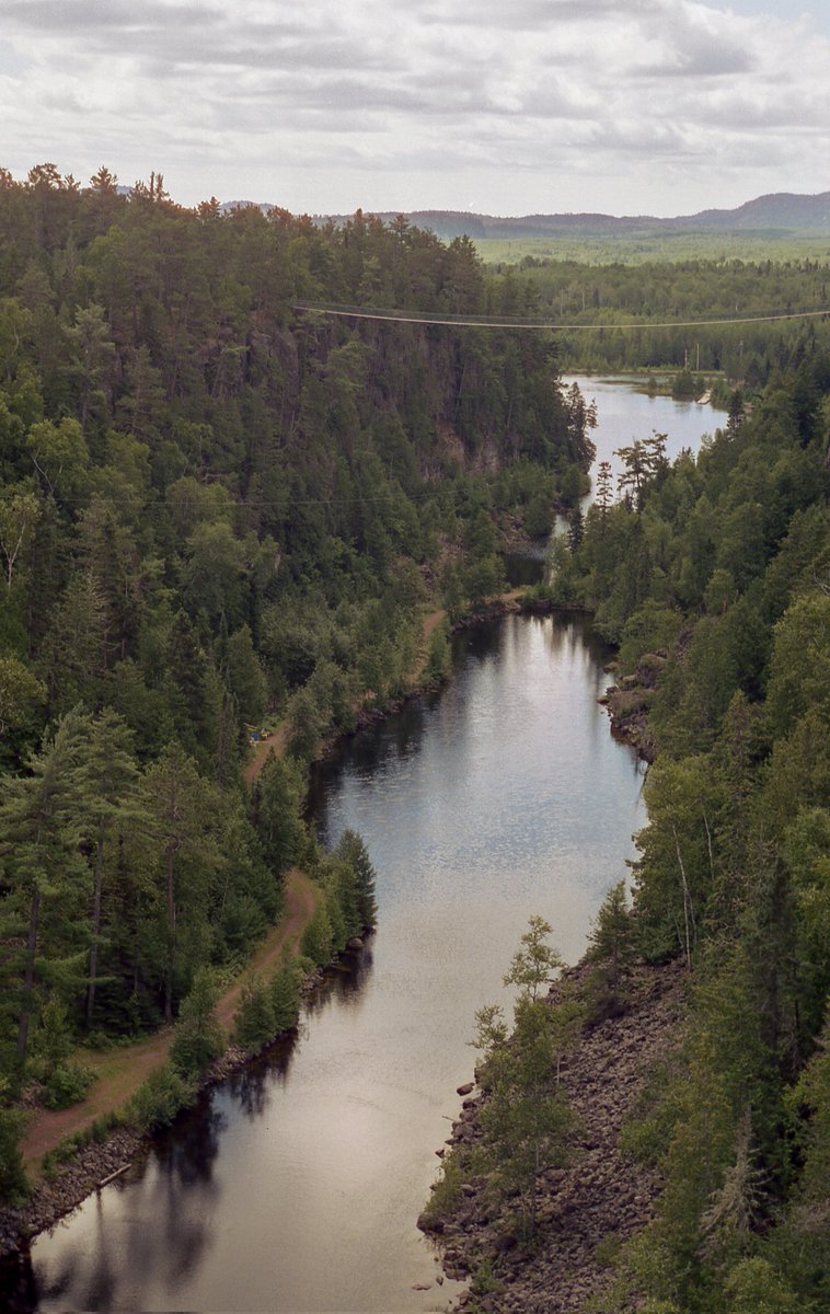a morning high above a river #35mm
