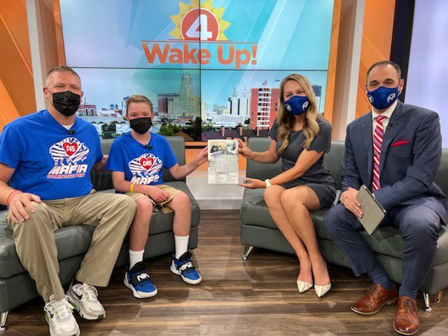 4KelseyAnderson's tweet photo. Wore my #Colt45Strong bracelet last night watching the game, and I guess it’s my good luck charm now! Woke up feeling in awe still.

#BillsMafia @BuffaloBills @news4buffalo 

https://t.co/ArhwP1dugZ https://t.co/JHR64btIeM