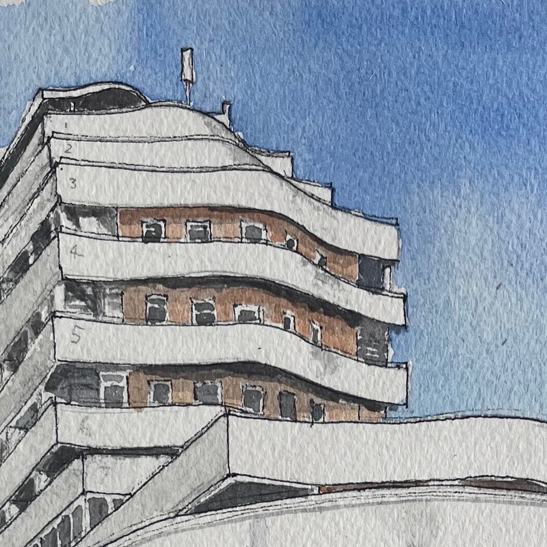 Marine Court #stleonards 

janesketching.com/2022/08/19/mar…

#marinecourt #architecture #artdeco