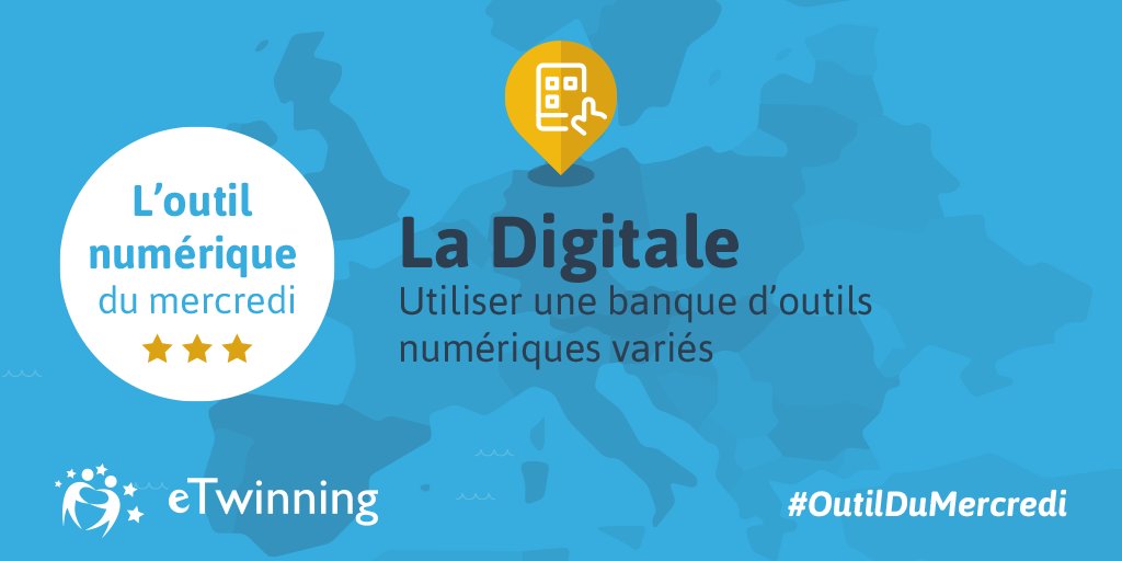 [#OutilDuMercredi]
➡️ Découvrez #LaDigitale (ladigitale.dev/#projet)  
La Digitale propose des outils numériques responsables et gratuits pour accompagner les processus d’enseignement. #EdChat #EdTech #EduTech #Education #Educhat #Teacher #profs #edapp #Tice