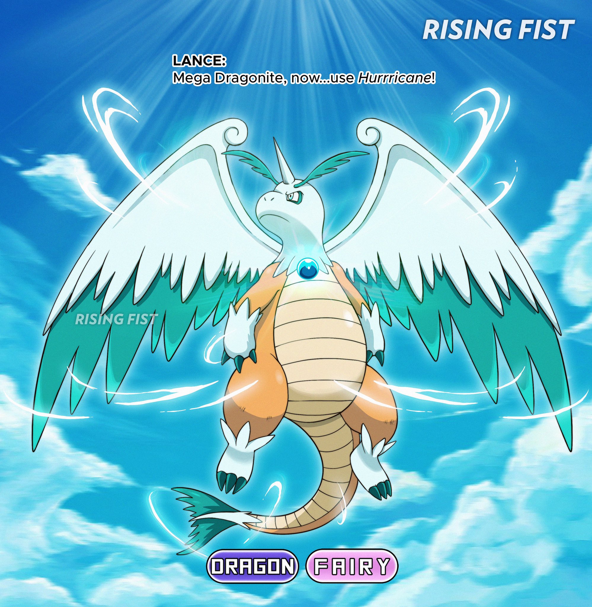 Pokemon Mega Dragonite Card