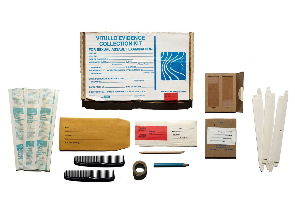 Made of humble materials thoughtfully combined, kits like these collect evidence after sexual assault. Marty Goddard's 1970s prototype was designed with survivors' and advocates' needs in mind. Collected by <a href="/amhistorymuseum/">National Museum of American History</a> and <a href="/cooperhewitt/">Cooper Hewitt</a>, her kit's story is an important one.