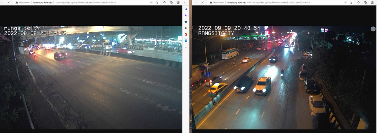 Psanitwong's tweet photo. * กล้อง cctv แบบ real time (เวลาจริง) จุดรังสิตปทุมธานี ดูการจราจร เลี่ยงเส้นทางน้ำท่วมได้เลย
** สามารถกด รีเฟรชได้เพื่อดูเรียลทาม ได้ที่นี้  
https://t.co/D0gqOrMFYA https://t.co/2PUNwVqvUr