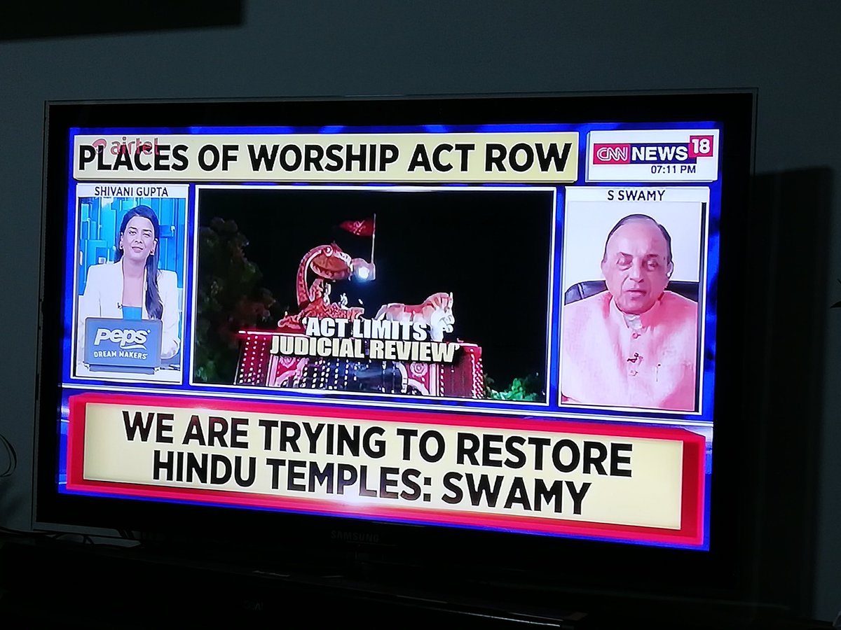 Visalmama's tweet photo. Mr Handsome 18 at 81 #TwitterRatna Gr8V JEE Ji on news 18 on places of worship act!  Get ready for a full credit!? @surnell @mgnayak5 @DSBSK2022 @GarvHinduHonePe @sanatanadharma1 @SureshzRao @srjk22 @vvmspeaks @follow_amj @ajayacharya @impuni @1967Vandana https://t.co/myCdfd1avD