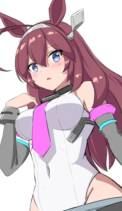 ただただ勝負服のブルボンを描きたくて描いただけのらくがき#ウマ娘プリティーダービー#ミホノブルボン 