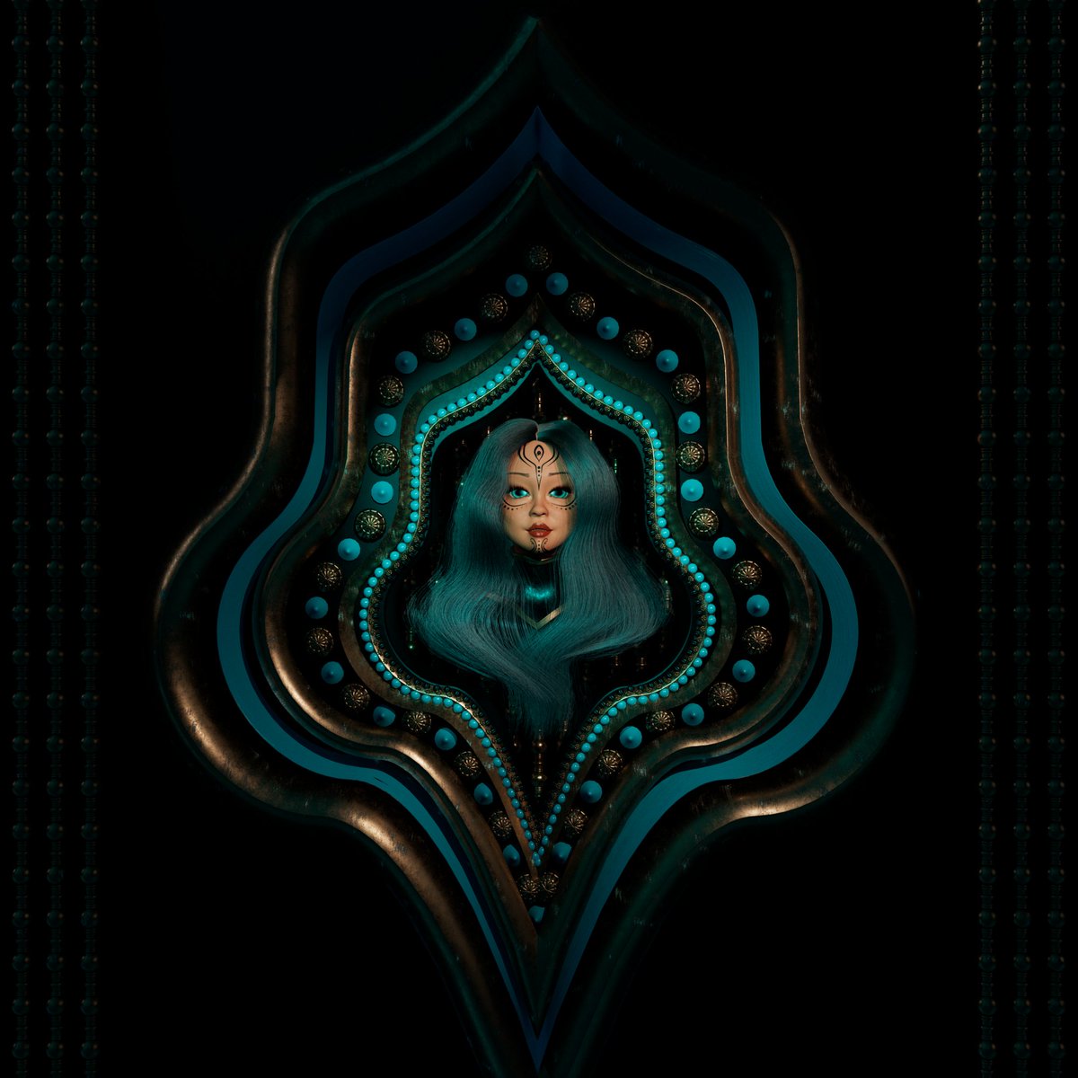 SarahChokali's tweet photo. Jasmiah, a virtual model I created to explore different possibilities with styles, lighting, color and composition.

#c4dart #zbrush #c4d #cinema4d https://t.co/yXCIMI2K8t