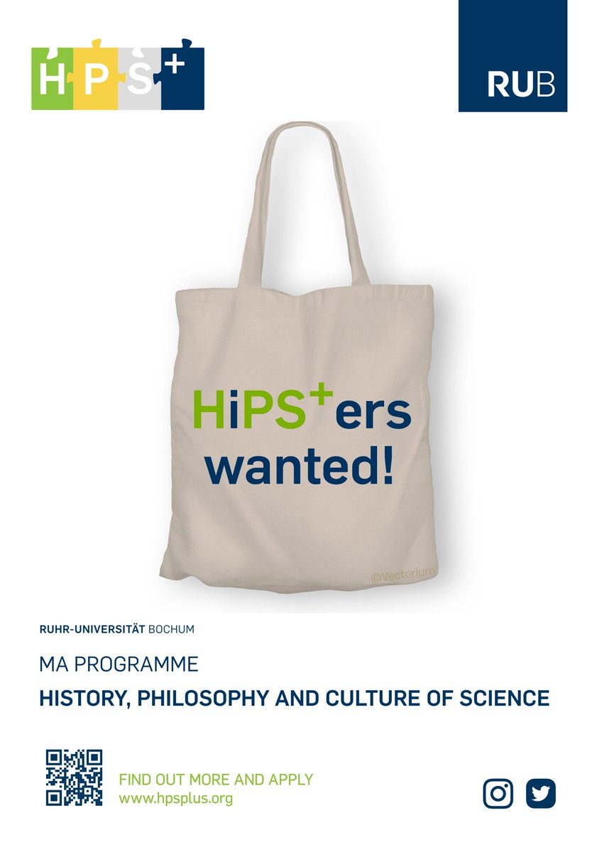 HPS+ Ruhr University Bochum (@hpsplusbochum) on Twitter photo Apply for our Master programme in History, Philosophy and Culture of Science (HPS+) <a href="/ruhrunibochum/">Ruhr-Universität Bochum</a>. Deadline 15.09.2022! hpsplus.org Apply for our Master programme in History, Philosophy and Culture of Science (HPS+) <a href="/ruhrunibochum/">Ruhr-Universität Bochum</a>. Deadline 15.09.2022! hpsplus.org