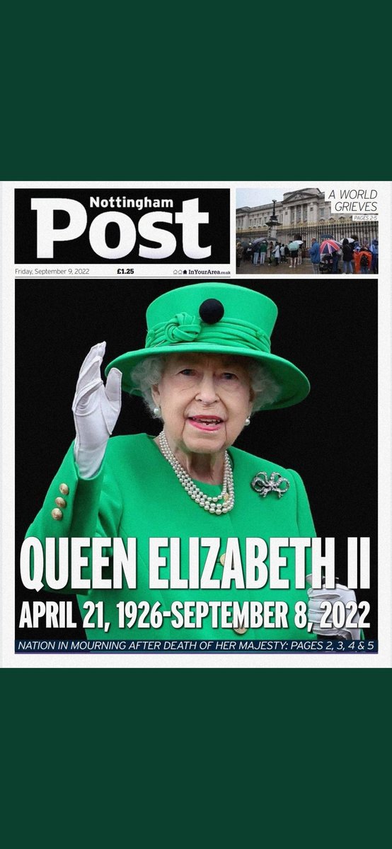 SheriffTipple's tweet photo. Feeling the sadness from the loss of our Sovereign.  So much change over the last 70 years and Her Majesty was there for us every step of the way. https://t.co/MxuAB6ZIAj