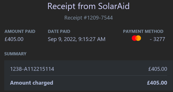 ada_capital's tweet photo. We started #ADACT 1 year ago to have an impact...
Today we paid out 20% of our revenues for epochs 341-358 to @SolarAid.
Huge THANK YOU to our delegators, you are making this possible:
#SolarLight #EndEnergyPovertyFaster https://t.co/eR1vv17reg