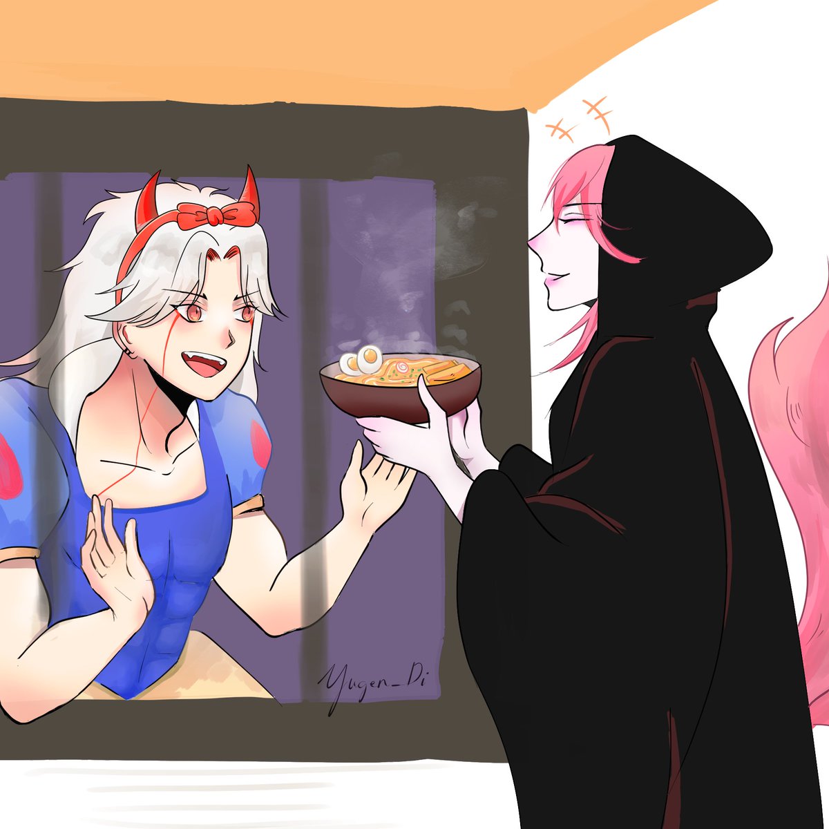 Yugen_Di's tweet photo. #GenshinImpact #fanart #原神 #Itto #fun #IttoGenshinimpact #YaeMiko
#yugen_di #parody https://t.co/PD52Sn0sUg
