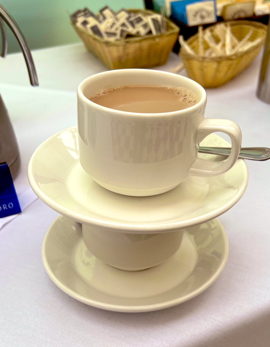 NickelCarbon's tweet photo. When the catering cups aren’t big enough 😴 #TwoCups https://t.co/IDnt3ApASo