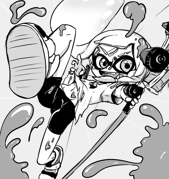 #スプラトゥーン3 
発売記念に描きました 