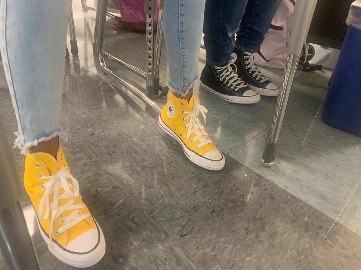 The great @PVMSRams grade level competition ends today! Broadcast announcements, one minute meeting and random shoes! Happy Friday! #positivelyProvidence