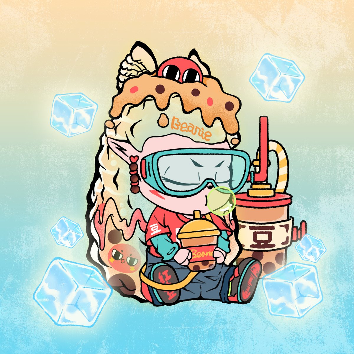 SentireNFT's tweet photo. Sentire🐑 wants a bubble tea with red beans 🍵
#nft #arts #eth #sentirenft #nftcollections #Beaniesdaily #animation #arttoy #ミニ豆ちゃん #红小豆 #crossover https://t.co/TnPJe2pLMY