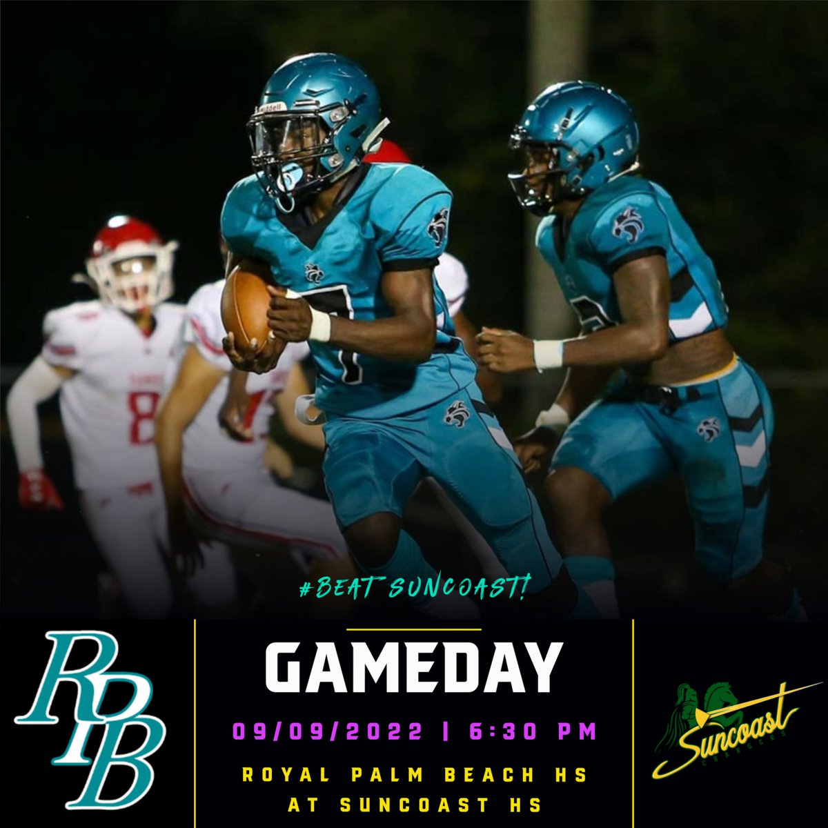 Don Ferraro (@donferraro317) on Twitter photo Let's Gooooo!  Gameday.  Suncoast HS 6:30 PM. Beat the Chargers! Let's Gooooo!  Gameday.  Suncoast HS 6:30 PM. Beat the Chargers!