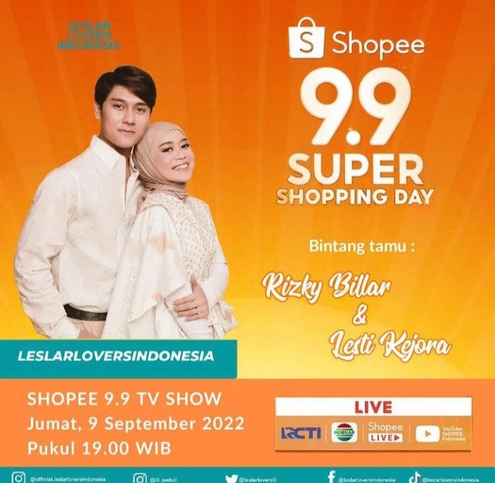 MamIcha18961600's tweet photo. Jangan lupa nanti malam pukul 19.00❤️
#Leslar
#Leslardishopee https://t.co/BxFmChXFTD