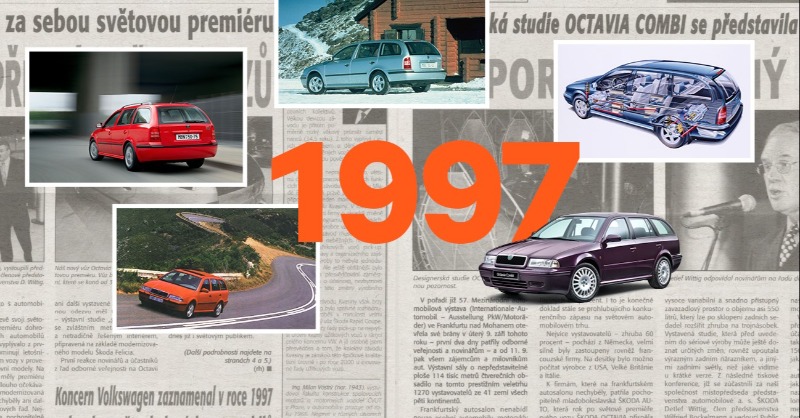 skodaautonews's tweet photo. ŠKODA OCTAVIA COMBI: 25 YEARS OF ITS MODERN CAREER
A quarter of a century ago, on 10 September 1997, the #SkodaOctavia COMBI design study was unveiled at the Frankfurt motor show. The only difference between it and the future production #car was a few details.