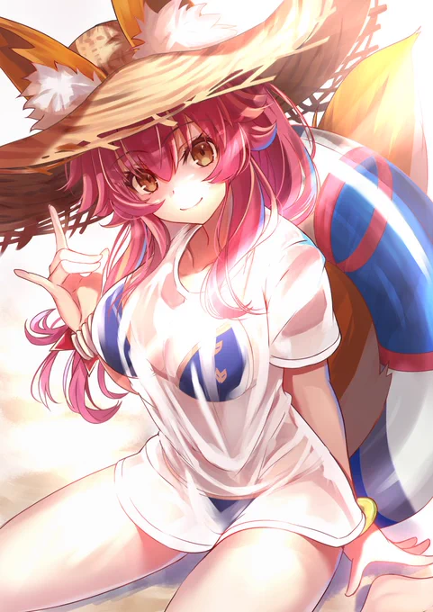 タマモちゃんサマー。こんこん。#FGO 