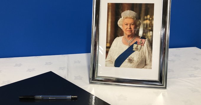 A book of condolence is available at the Civic Centre in Harrogate, open 0830 - 1700 Monday to Thursday, 0830 - 1630 Friday.

If you would like to leave a floral tribute you can use the grassed area in front of the Harrogate War Memorial (not on the memorial itself please).