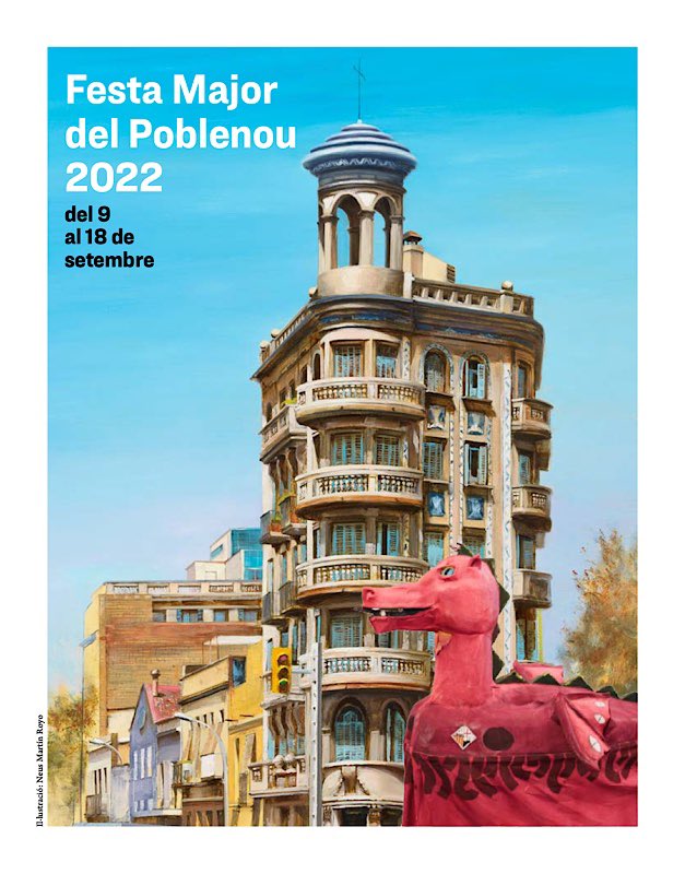 Avui comença la Festa Major del Poblenou 2022! 
Trobaràs tota la programació de la <a href="/FM_Poblenou/">Festa Major Poblenou</a> a la web: festamajorpoblenou.org , a les xarxes socials de la <a href="/FM_Poblenou/">Festa Major Poblenou</a> o al Diari de la Festa Major.