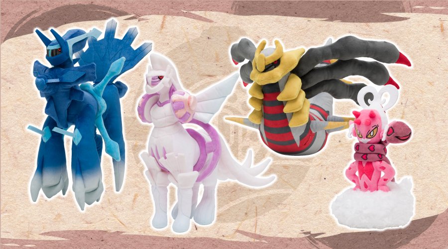 Pokémon Blast News on X: Novas pelúcias de Dialga, Palkia e Giratina em  suas formas Origem, além de Enamorus, estão sendo lançadas no Japão!   / X