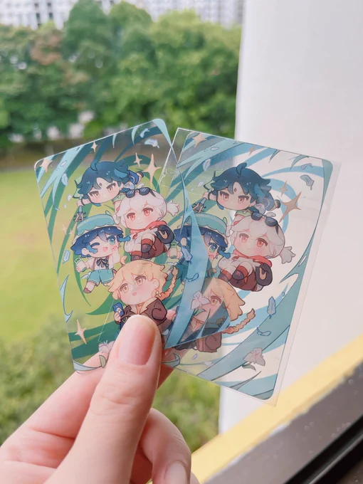 Clear cards are remade and will be available in the upcoming shop update! 