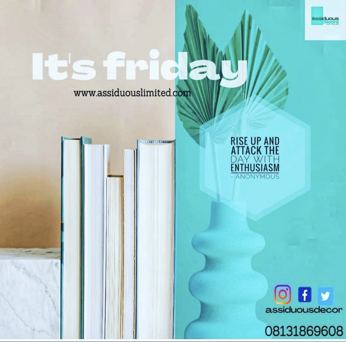 Assiduousdecore's tweet photo. Happy Friday @Assiduousdecore https://t.co/nHBTm6cPSl