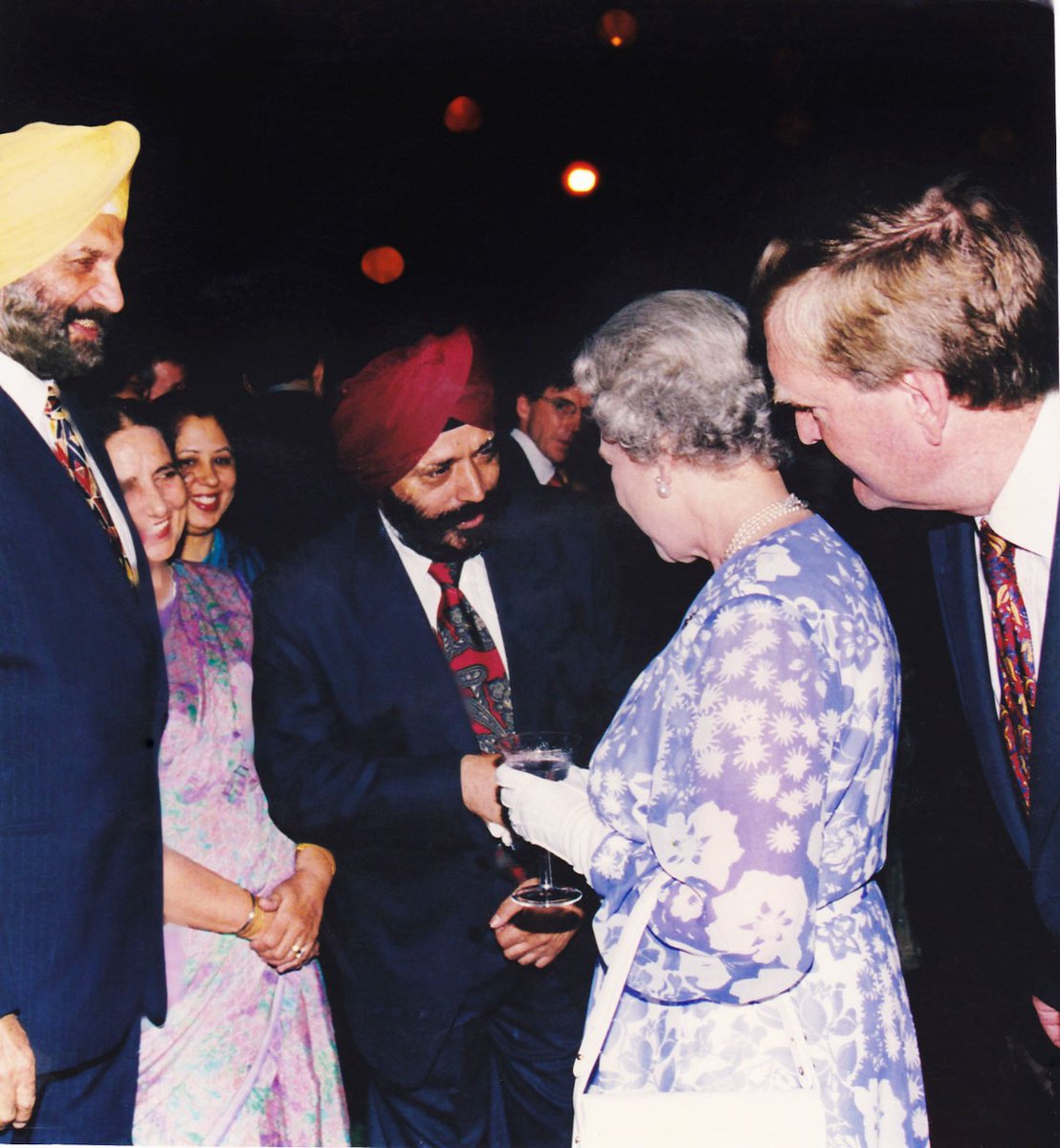 NriWorldsummit's tweet photo. REST IN GLORY

Her Majesty The Queen Elizabeth- ll and Founder Secretary General of NRI Institute-connecting Indian Diaspora Sardar Jagmohan  Singh in the early 90's.
@InfoNri 
.
#QueenElizabethIIMemorial
#RestInPeace #UnitedKingdom #India
#nrisoftheworld #nriinstitute https://t.co/2sfwu7oj3G