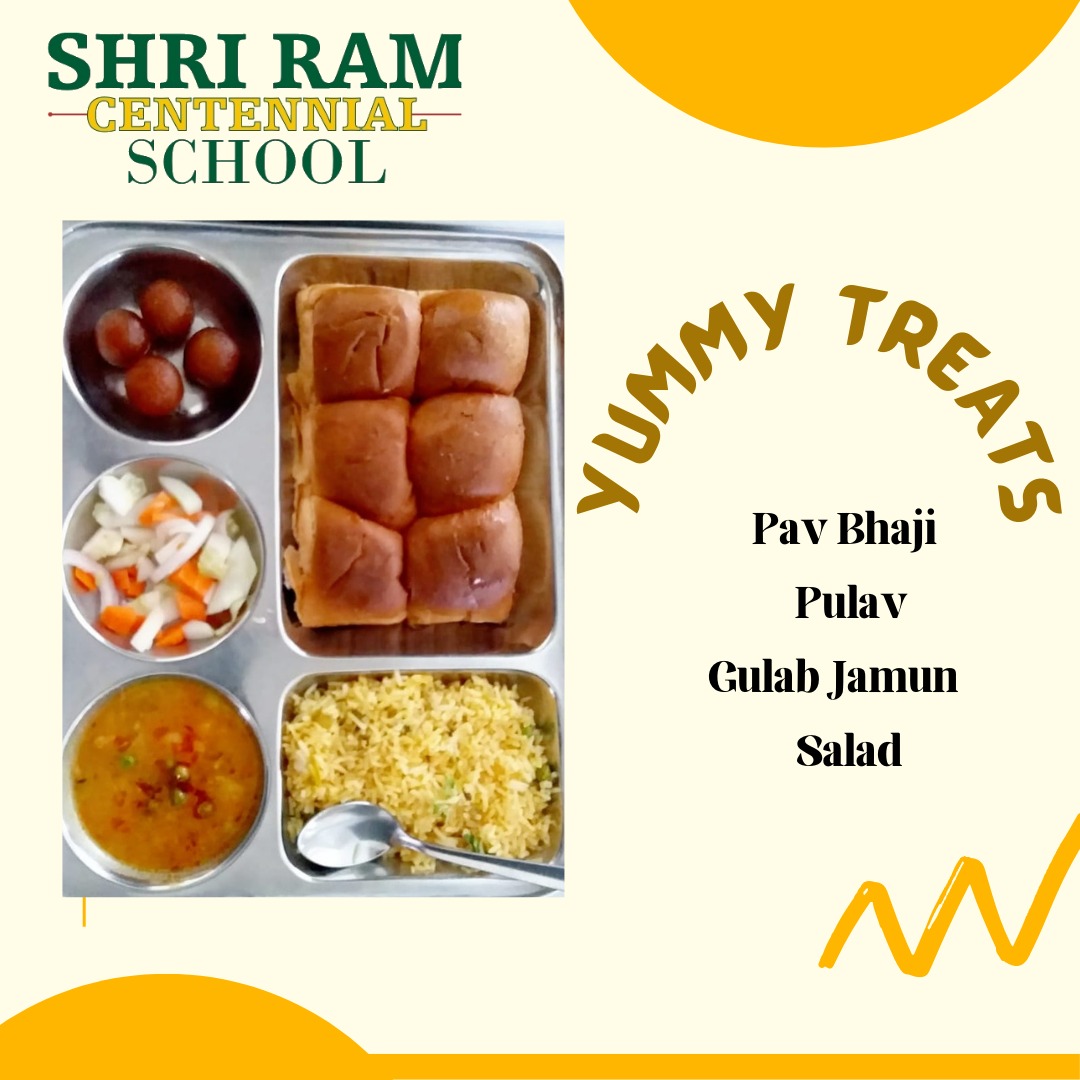shriramindore's tweet image. #yummytreats #foodlover #srcsindore #SRCS #meals #mealtime #pavbhaji #pulav #gulabjamun #salads