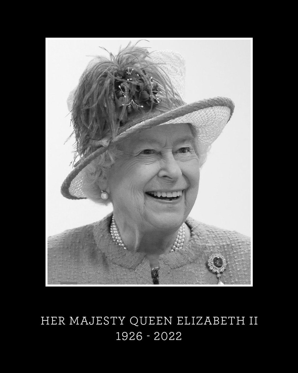 TNA2706's tweet photo. The big Boss. Rest in peace and thank you for your unwavering service. #QueenElizabeth https://t.co/AuPjKh2HWP