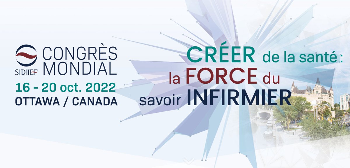 infirmierscom's tweet photo. @SIDIIEF : rendez-vous au Canada du 16 au 20 octobre pour le 8e congrès mondial https://t.co/PnYcOs89Wg #congres #infirmiers https://t.co/zA6Wu1OaM1