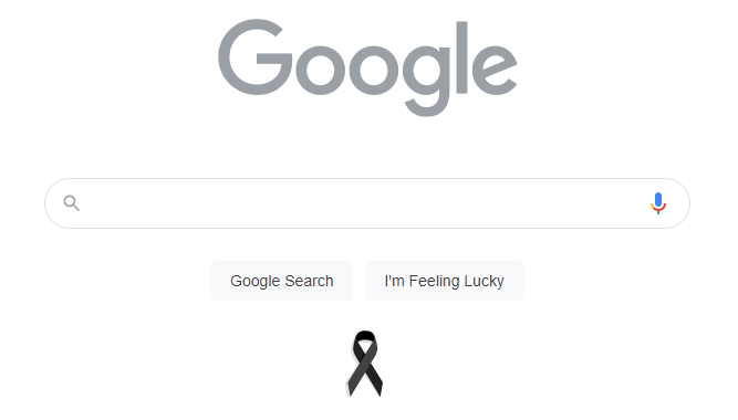 digitalmutton's tweet photo. Nice way for Google to commemorate Queen Elizabeth II https://t.co/x5hnjxAY6i