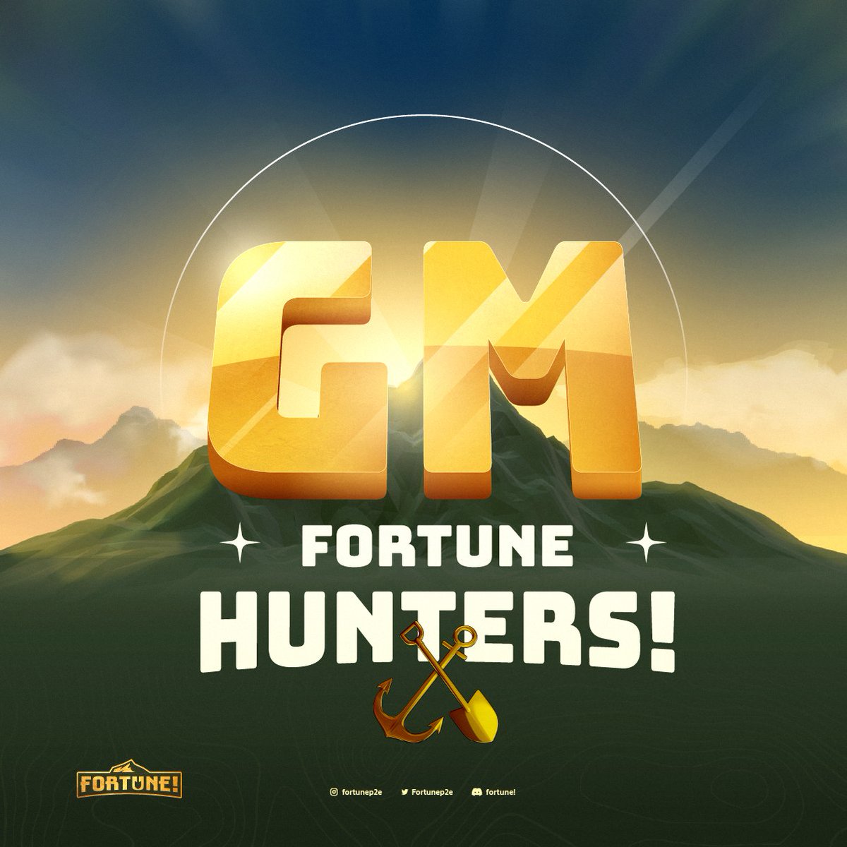 Fortunep2e's tweet photo. Goooooodmooorninnnnn Forrtuuunne Hunterrrs!!!!! It's #FRIDAY which means it's just about time to kick it into #WeekendMode; what are your plans for the weekend? I heard #TheResearchers were planning some new experiments, let's hope for no more explosions! #GM #Fortune #NFT https://t.co/ST8UtcQmHt