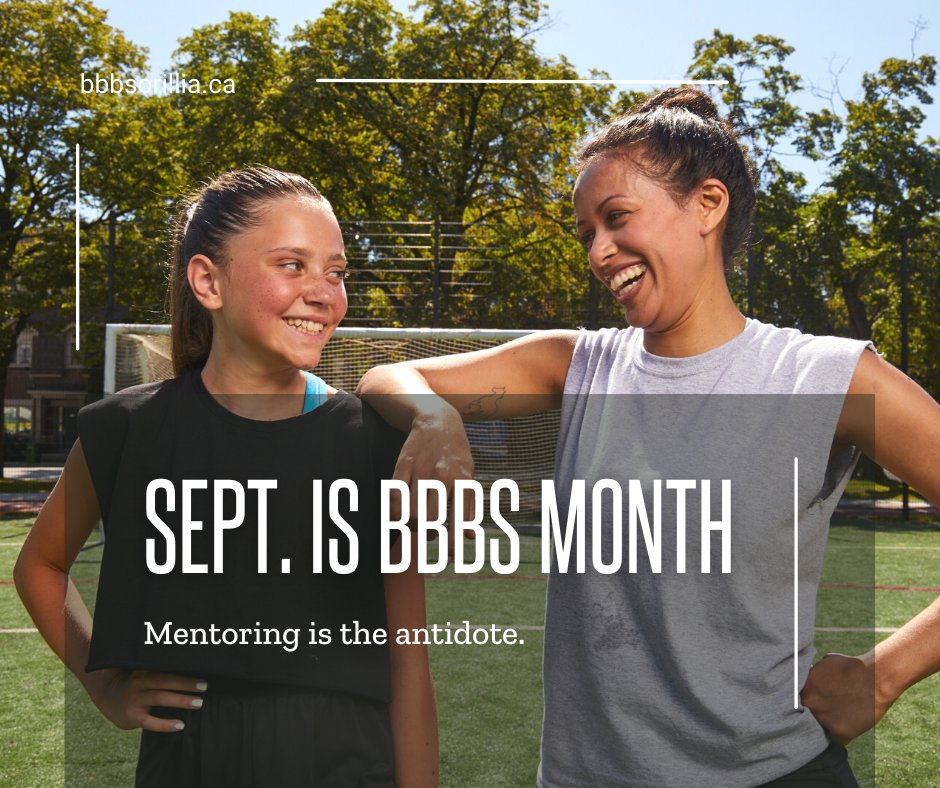 BBBSOD wants the public to know that they can take action to ensure that children and youth have access to supportive relationships that will help them resolve childhood trauma and adversity.

#ItsNeverTooLate to make a difference in the life of a child. bbbsorillia.ca