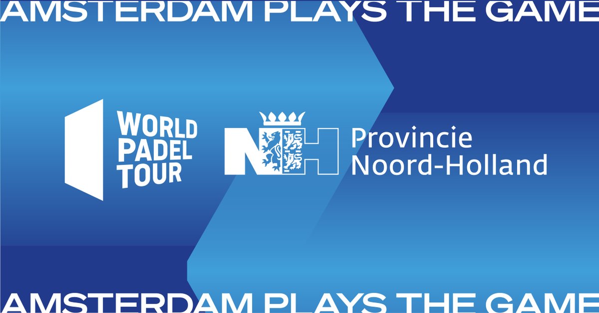 🤝💙 | Province Noord-Holland supports WPT Amsterdam Open on sustainability and development of the sport padel.

More information? Check the link in bio.