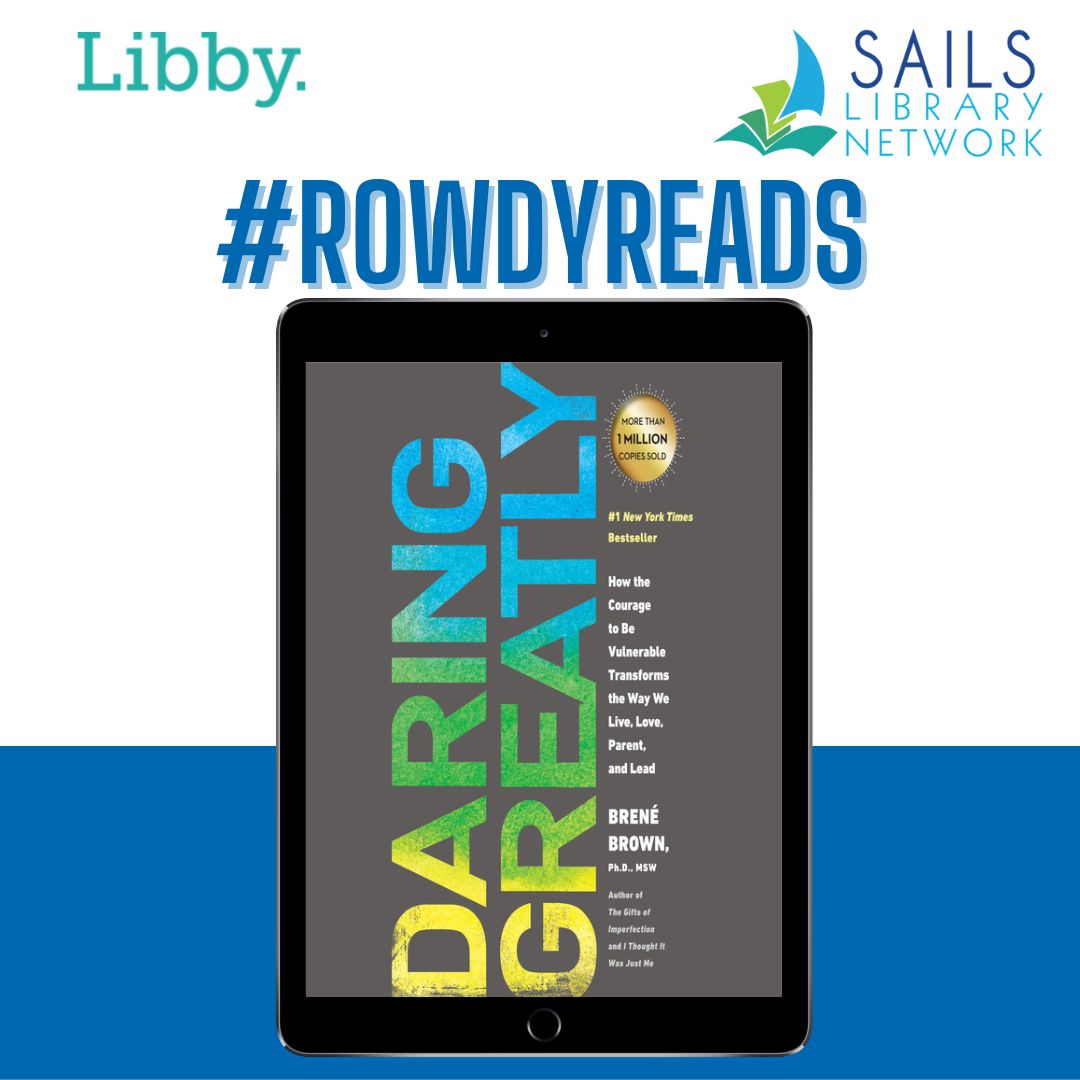 UMLlibraries's tweet photo. We're partnering with @umlwellbeing to bring you #RowdyReads. Use Libby to listen to audiobooks on walks. This month try Daring Greatly from Brene Brown (https://t.co/qo4Q7txDYX) to learn more about courage, vulnerability, and leadership.
#umllibrary #umasslowell https://t.co/gsoBLGNpJn