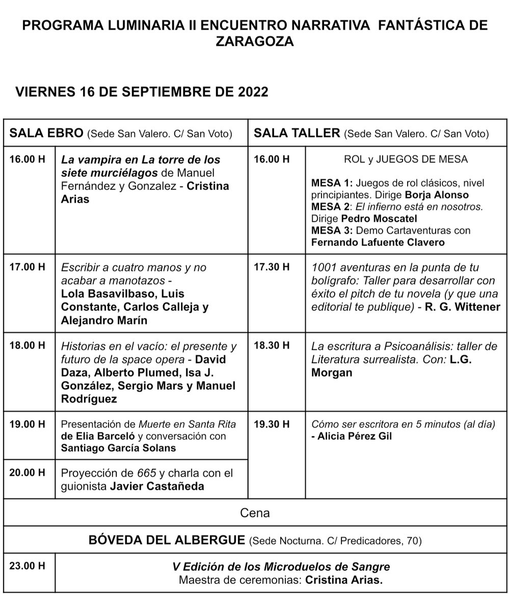 Luminaria2022's tweet photo. Sin más dilación, para todos ustedes, el programa del #LuminariaZaragoza2022.

Empezamos con las actividades del viernes 16. https://t.co/fQTFPm8TBY
