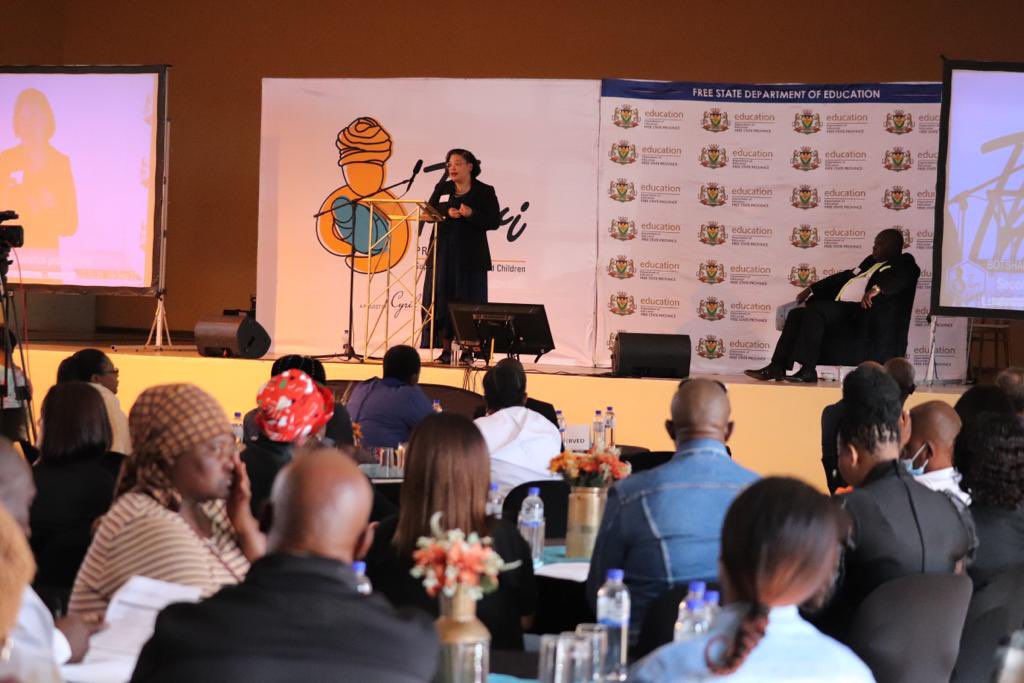 MECTateMakgoe's tweet photo. Under the theme ‘The impact of a multi-sectoral approach toward the protection of women and children against violence in our schools &amp; communities,’ the focus today is on the five year-pilot of the program how it has impacted the community @CyrilFoundation @KST_DWSD https://t.co/WayDaMGCw5