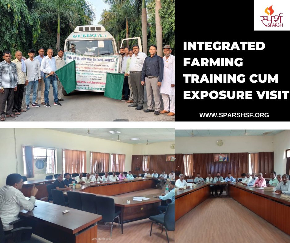 SocialSparsh's tweet photo. Sparsh Social Foundation has successfully completed 3-day Training Cum Exposure Visit under the Capacity Building for Adoption of Technology (CAT) project for 25 farmers at Agriculture and Veterinary Universities at Hisar. 
To know more please write to us at info@sparshsf.org https://t.co/59anpbC22c