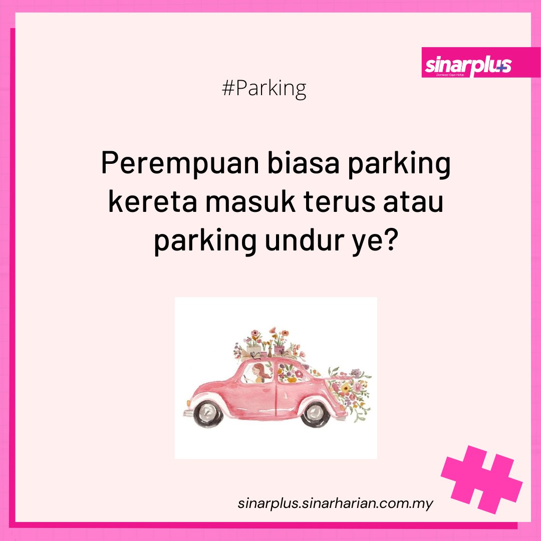 sinarplus's tweet photo. Perempuan biasanya parking masuk terus atau parking undur, cara yang mana anda lebih yakin?
#parking #kereta #terus #undur #wanita #sinarplus https://t.co/b1iTzHP0sL