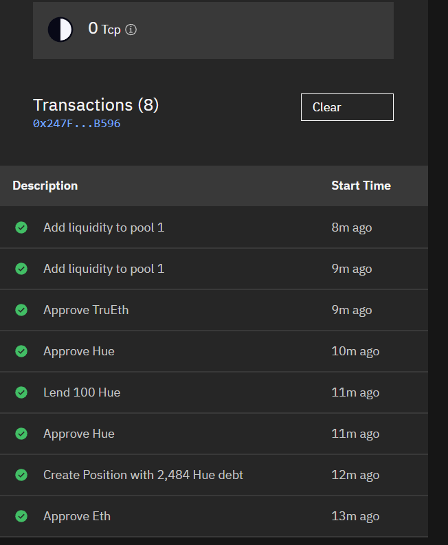 No bug found while using trustlessfi, great working product on testnet and waiting for mainnet to go live.
0x247F1dbBb38BDEBAcA6114F22a519847ece0B596