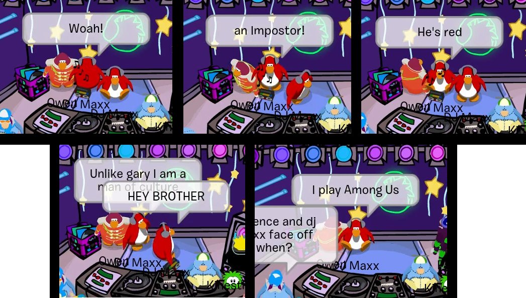 pineapple_table's tweet image. IMPORTANT #cpforever Music Jam informations!!!

1) The band's limo got delayed, they will be here on September 13
2) Red Sus ඞ, DJ Maxx is a man of culture
3) DJ Maxx is friends with everyone except for Herbert