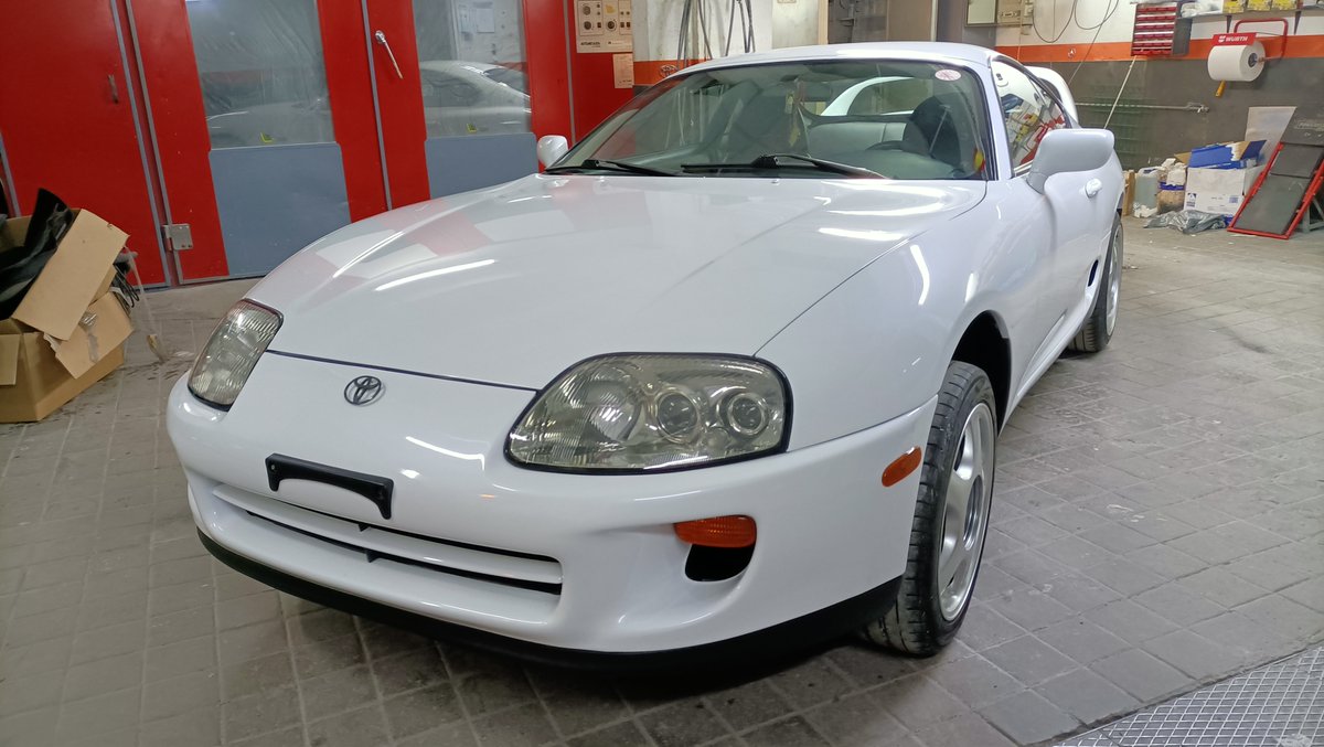 aiko_motor's tweet photo. Así fue la #restauración del #Toyota Supra #Mk4🔥 
¡Como recién salido de fábrica!👏 @toyota_esp

▶️https://t.co/Ne6wk0mG4A

#chapa #pintura #chapaypintura #toyotasupra #supramk4 #madrid #toyotasupramk4 #tallermecanico #toyotalife #toyotalove #toyotaclub https://t.co/dqknvxZIlT
